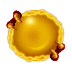 Golden Orb wild symbol from the Dragon Link pokie